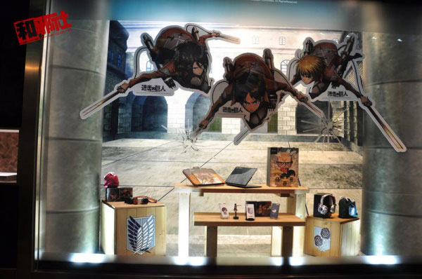 上海《进击的巨人》主题数码店(14)