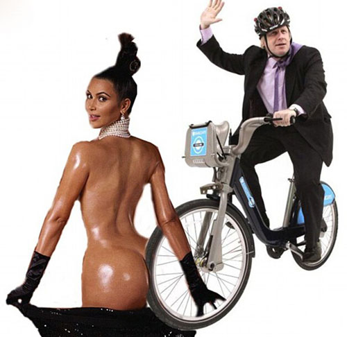 恶搞金-卡戴珊美酒肥臀搞笑趣图(8)