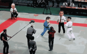 恶搞金三胖奥巴马搞笑GIF三(8)