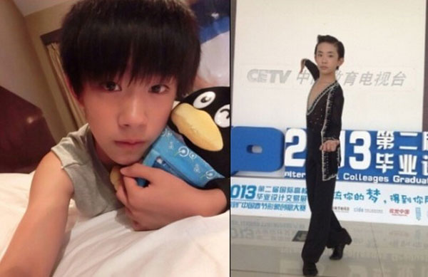 微博趣图当男神掀起刘海之萌娃版(8)