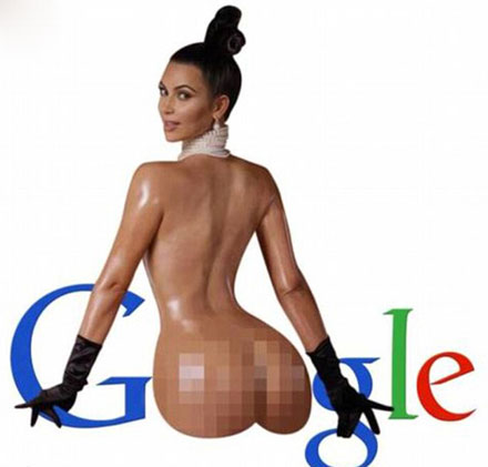 恶搞金-卡戴珊美酒肥臀搞笑趣图(2)