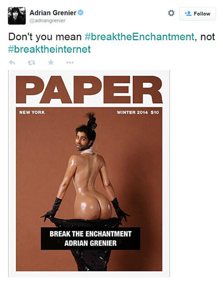 恶搞金-卡戴珊美酒肥臀搞笑趣图(12)