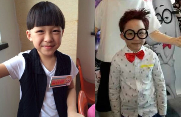 微博趣图当男神掀起刘海之萌娃版(4)