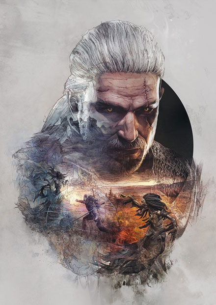 《巫师3：狂猎》封面原画赏析(5)