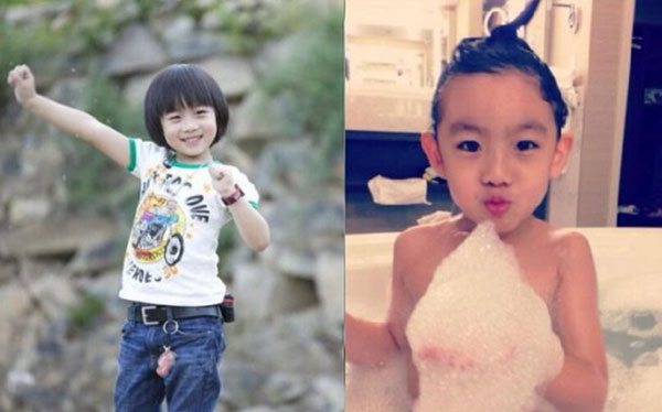 微博趣图当男神掀起刘海之萌娃版(2)