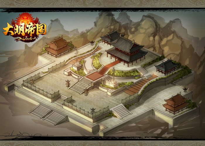 《大明帝国》游戏场景原画赏(8)