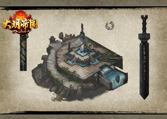 《大明帝国》游戏场景原画赏(10)