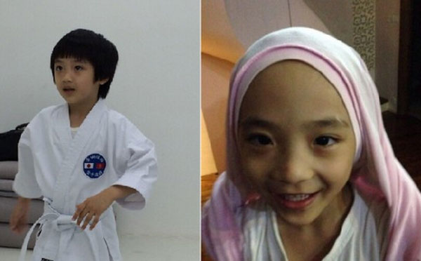 微博趣图当男神掀起刘海之萌娃版(3)