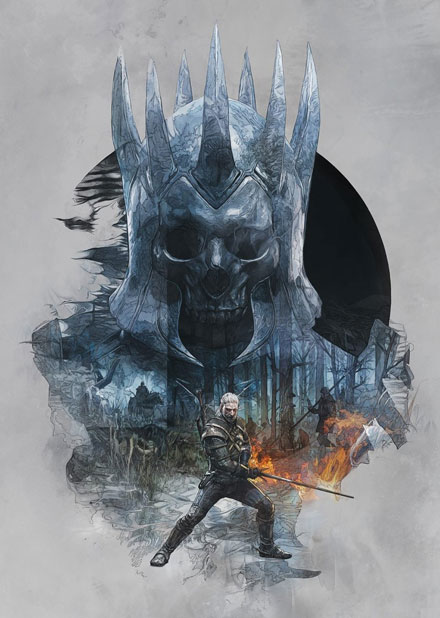 《巫师3：狂猎》封面原画赏析(6)