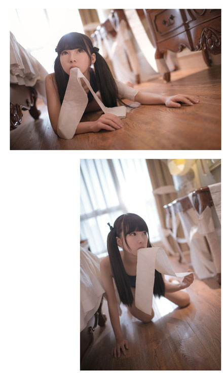双马尾萝莉私房死库水写真(10)