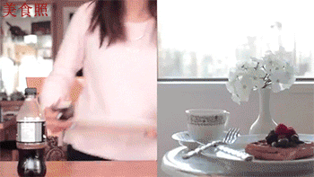 女神VS女神经的一天搞笑GIF(5)