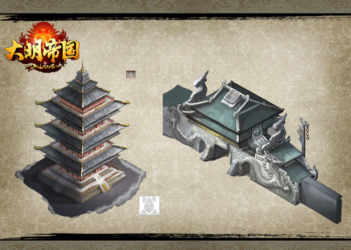 《大明帝国》游戏场景原画赏(2)