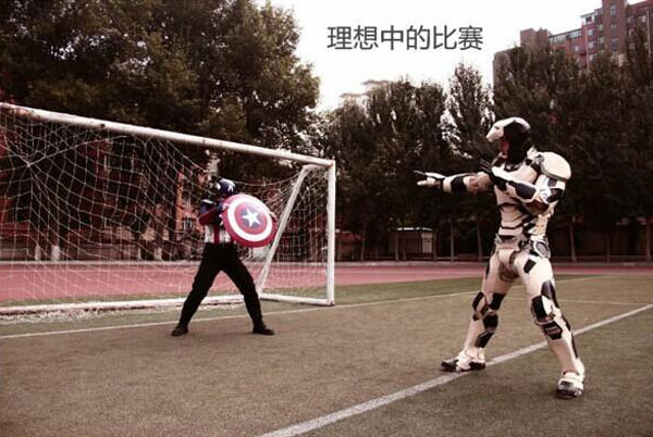 微博趣图 超强粉丝COS一个人的复联(35)