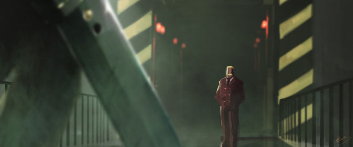 《最终幻想7》水彩速写图赏(4)