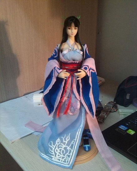 资深玩家自制《仙剑4》柳梦璃手办图赏(9)