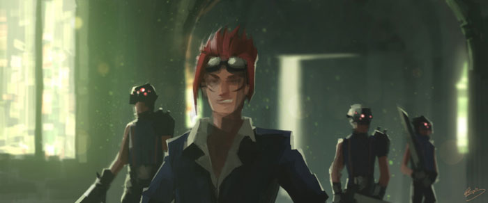 《最终幻想7》水彩速写图赏(19)