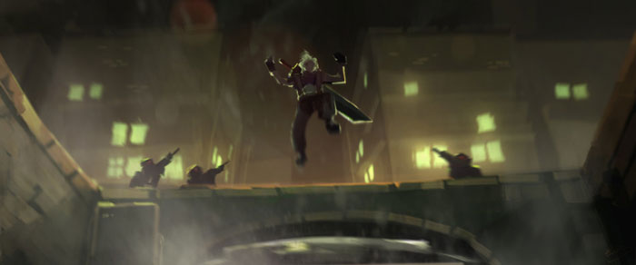 《最终幻想7》水彩速写图赏(11)