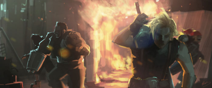 《最终幻想7》水彩速写图赏(2)