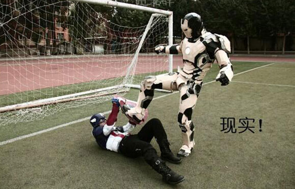 微博趣图 超强粉丝COS一个人的复联(36)