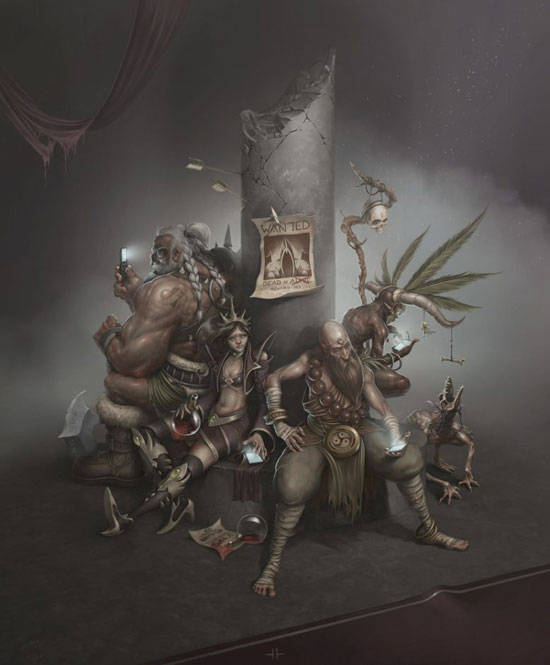 《暗黑破坏神3》精美同人画赏析(9)