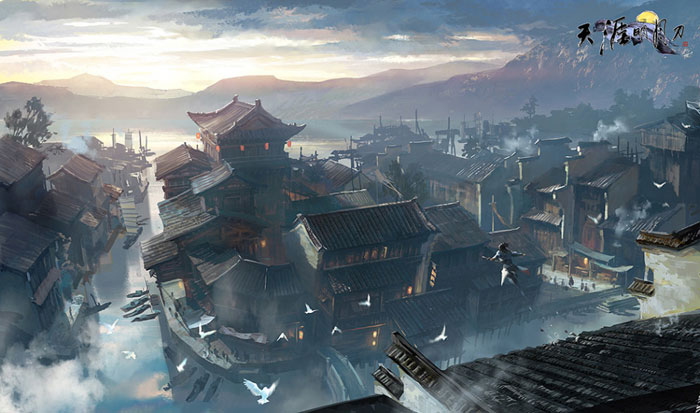 《天涯明月刀》官方精美场景原画图赏(22)
