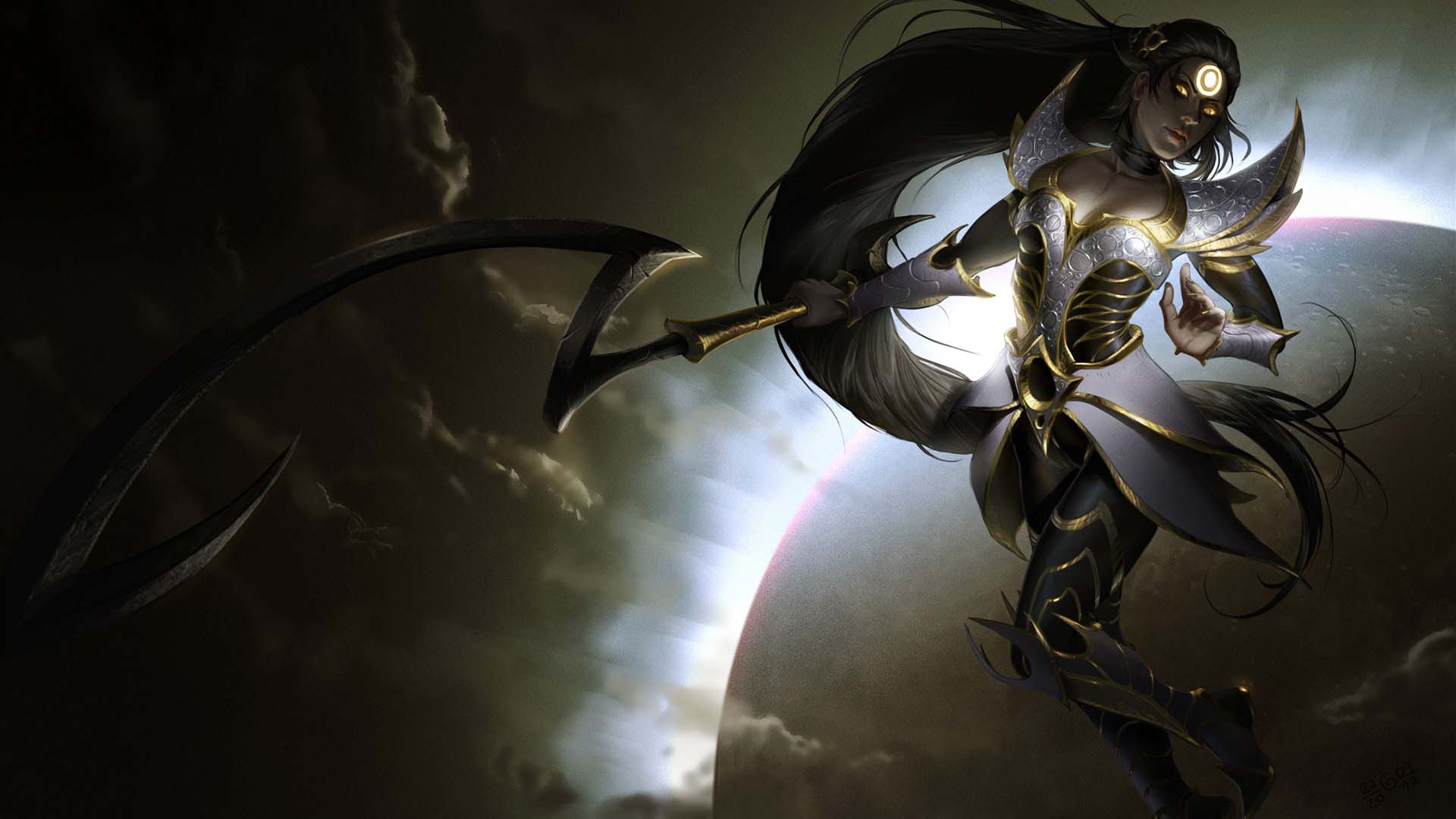 LOL皎月女神·黛安娜高清壁纸(7)