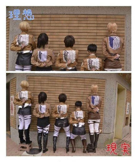 cosplay的理想与现实对比搞笑图片(7)