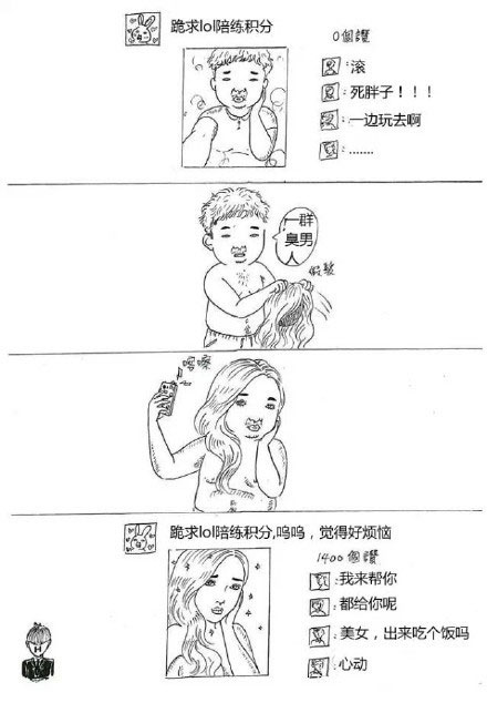 微博精选漫画之自拍背后的真相(7)