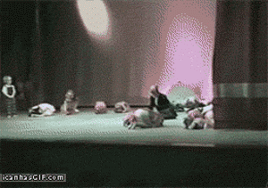 天然呆萌娃萝莉搞笑GIF(7)