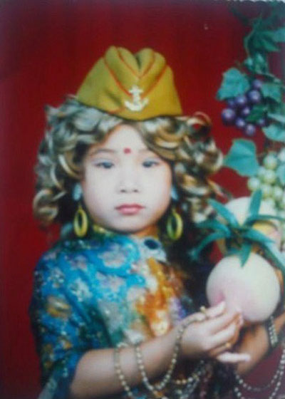 盘点那些亮瞎眼的童年艺术照(4)