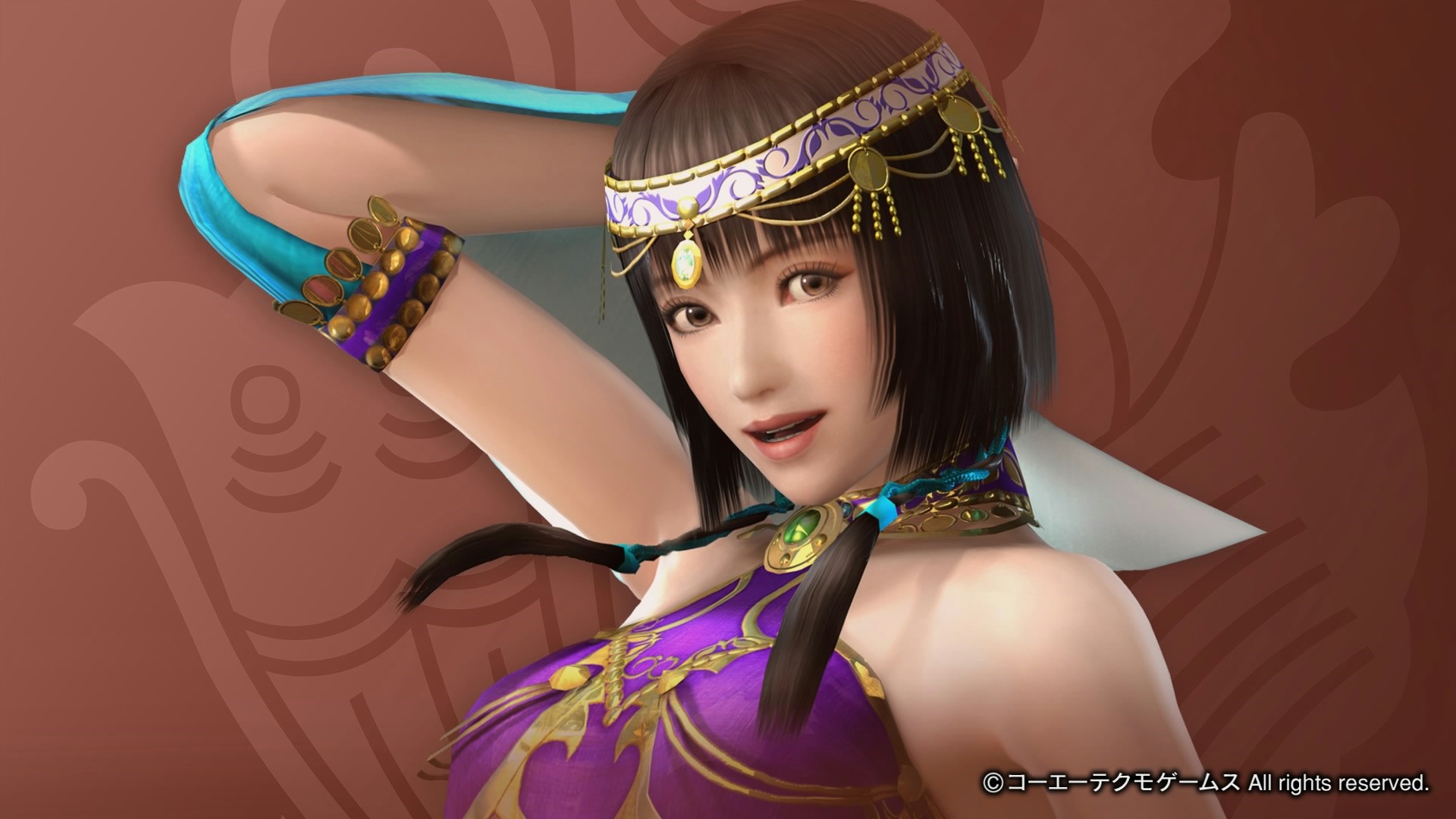 《战国无双4-2》游戏美女官方壁纸(12)