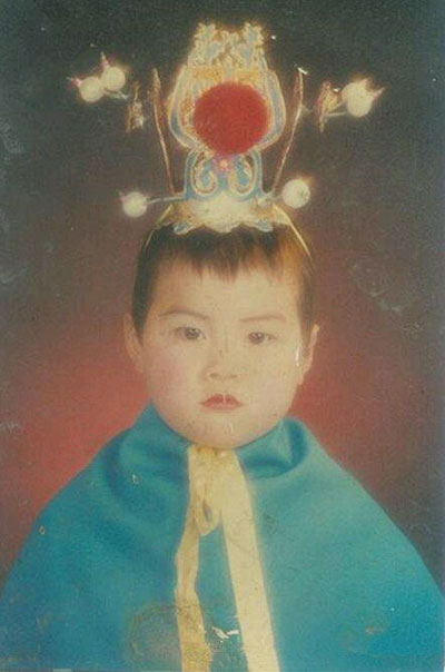 盘点那些亮瞎眼的童年艺术照(13)