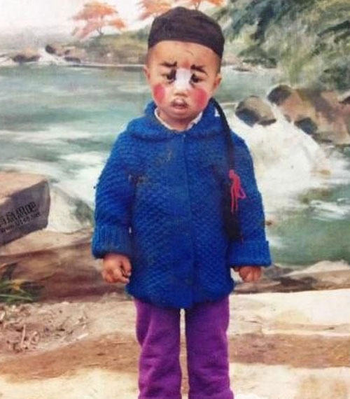 盘点那些亮瞎眼的童年艺术照(2)