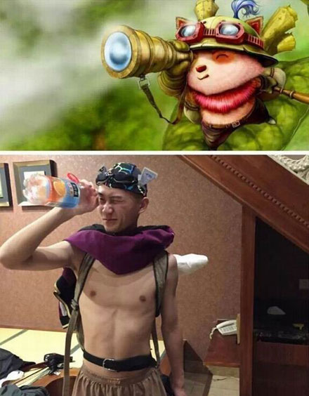 《英雄联盟》逗比玩家爆笑COS(4)