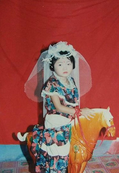 盘点那些亮瞎眼的童年艺术照(18)