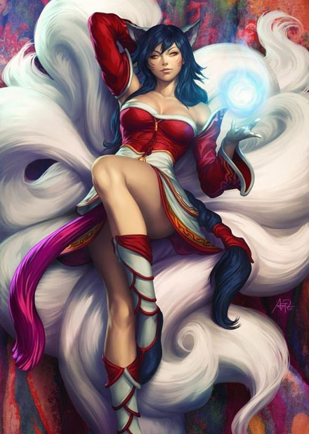 Artgerm游戏美女同人画赏析二(4)