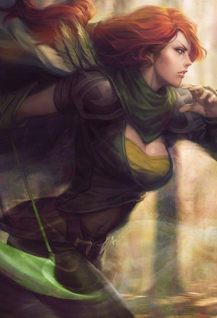 Artgerm游戏美女同人画赏析二(16)