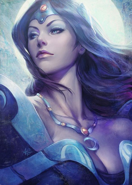 Artgerm游戏美女同人画赏析二(21)