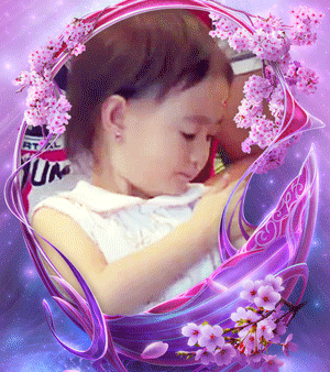 爸爸回来了萌娃奥莉搞笑GIF合集(18)