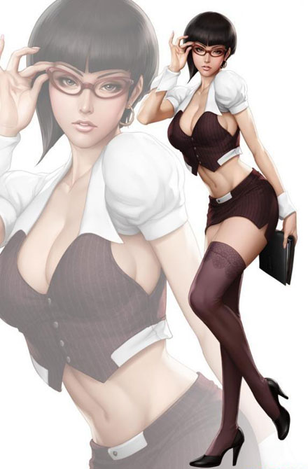 Artgerm游戏美女同人画赏析二(22)