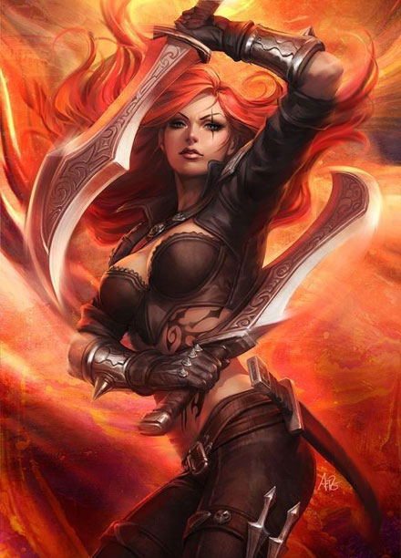 Artgerm游戏美女同人画赏析二(11)