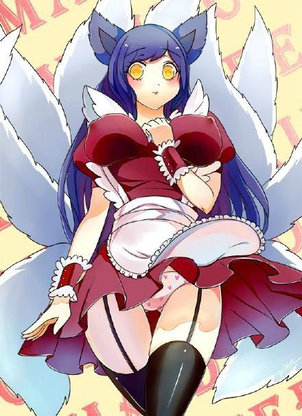 LOL女英雄女仆装绝对领域福利图赏(3)