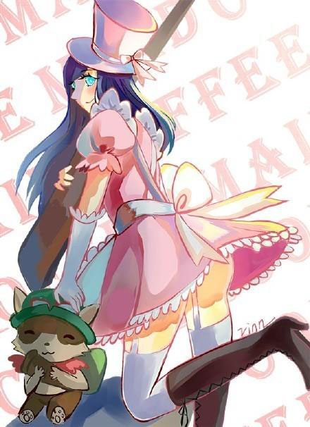 LOL女英雄女仆装绝对领域福利图赏(9)