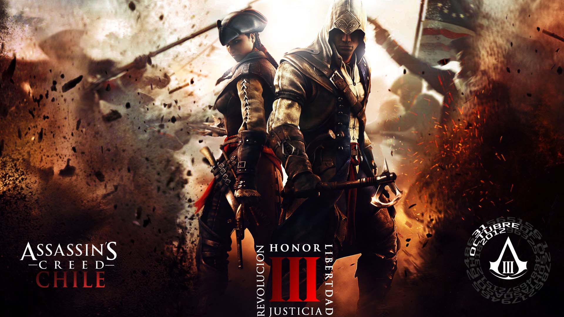 《刺客信条：枭雄》游戏高清壁纸(7)