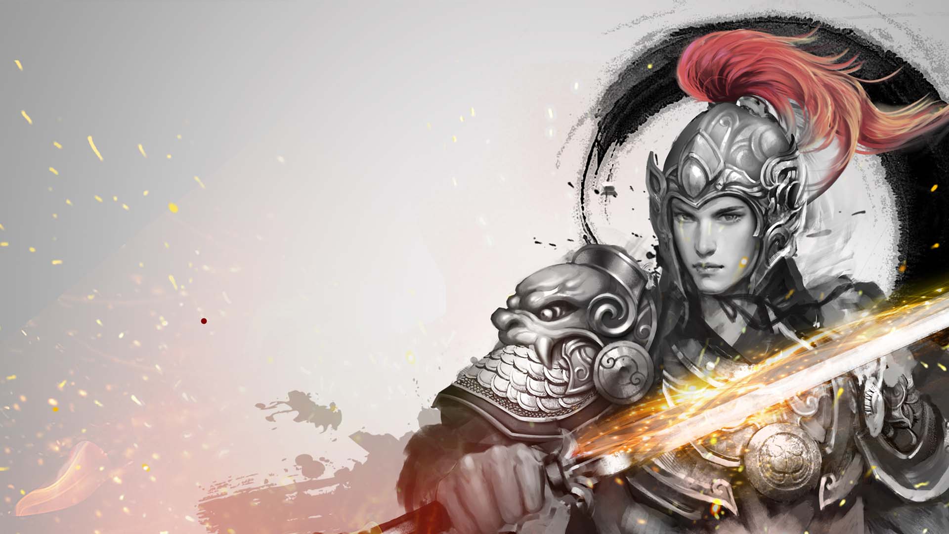 《赤壁之战》职业水墨风格壁纸(4)