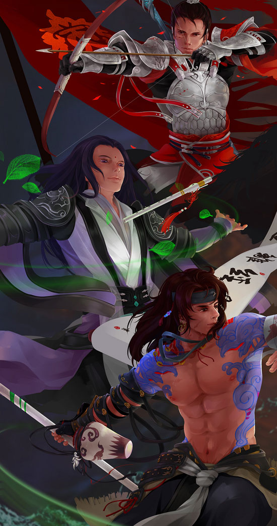 《剑网3》男神精美插画图赏(14)