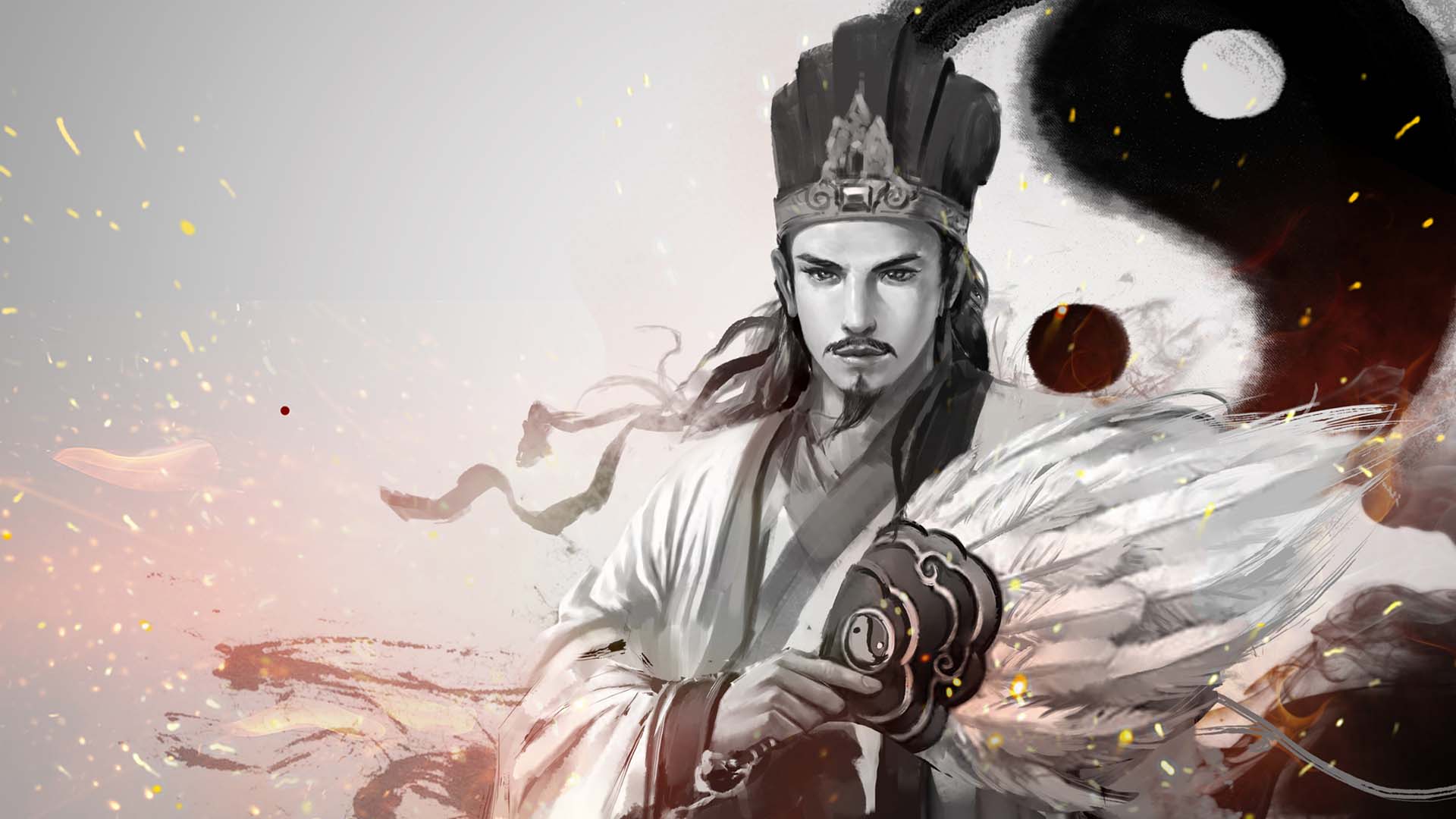 《赤壁之战》职业水墨风格壁纸(7)