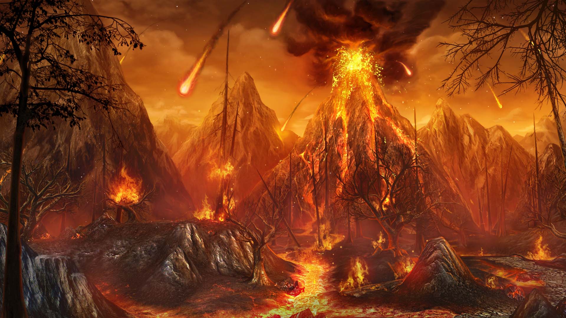 《幻城OL》游戏场景原画壁纸(8)