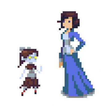 国外画师自制像素版《巫师3》图赏(4)