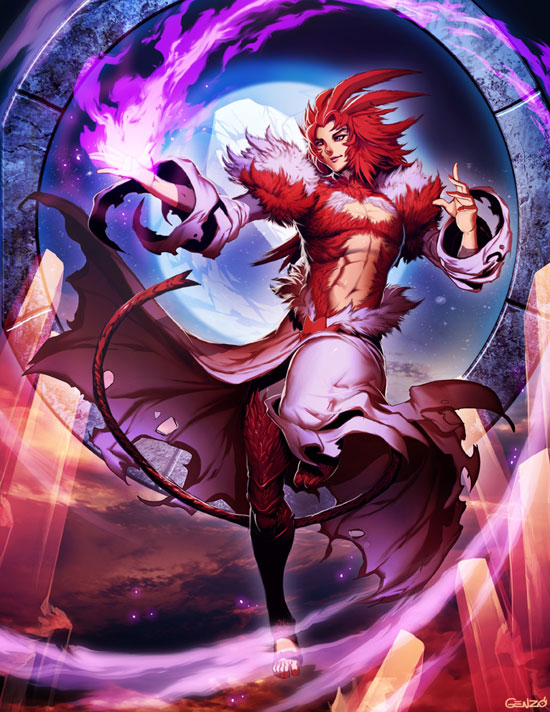 《最终幻想》游戏角色同人画赏析(6)